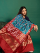 LEHER - Teal Silk Printed Banarasi Dupatta