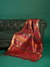 LEHER - Teal Silk Printed Banarasi Dupatta
