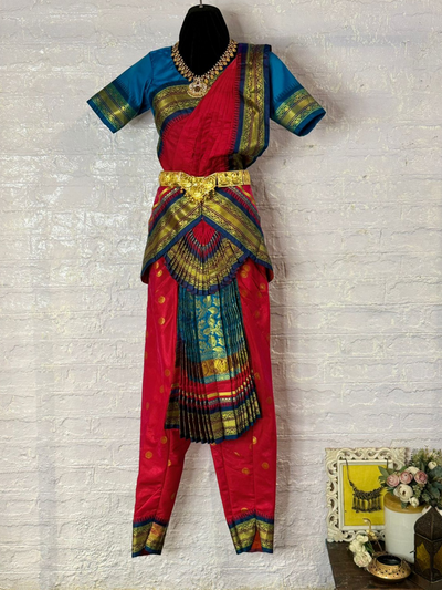 Bharatnatyam Fan Costume | XL