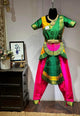MUKULA COSTUME - Magenta Semi Silk Paithani Kids Costume