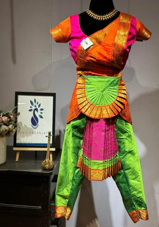 Semi - Silk Paithani Bharatnatyam Costume