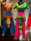 MUKULA COSTUME - Blue Semi Silk Paithani Kids Costume