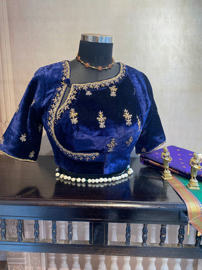 Velvet blouse