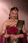 MOHINI COLLECTION - Wine Kacholi Costume