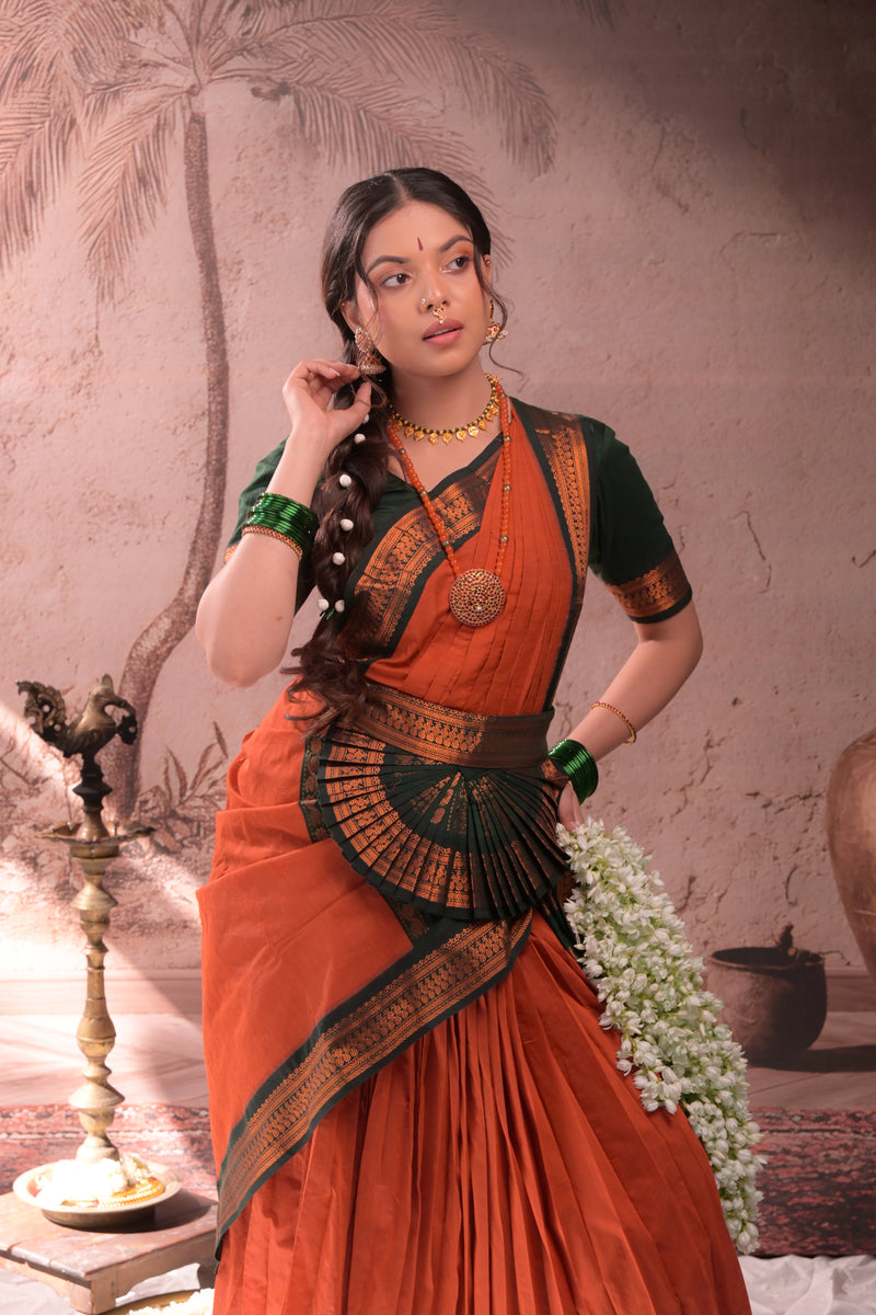 MOHINI COLLECTION - Semi Cotton South Saree