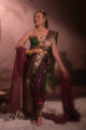 MOHINI COLLECTION - Wine Silk Saree