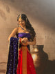 MOHINI COLLECTION - Semi Silk Red Saree