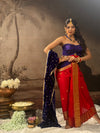 MOHINI COLLECTION - Semi Silk Red Saree