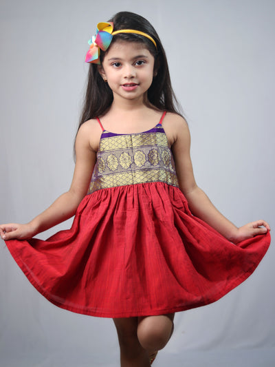 GULABO - Saree-Cut Ethnic Girls Frock