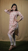LEHJA LITE - Pink Floral Printed Kurti