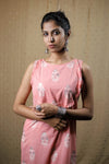 LEHJA LITE - Pastel Pink Straight Kurta