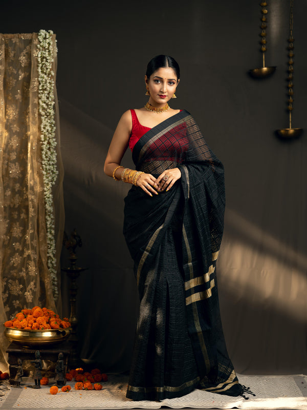 Cotton Sari with Blouse