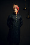 Raw Silk Kurta With Banarasi Dupatta