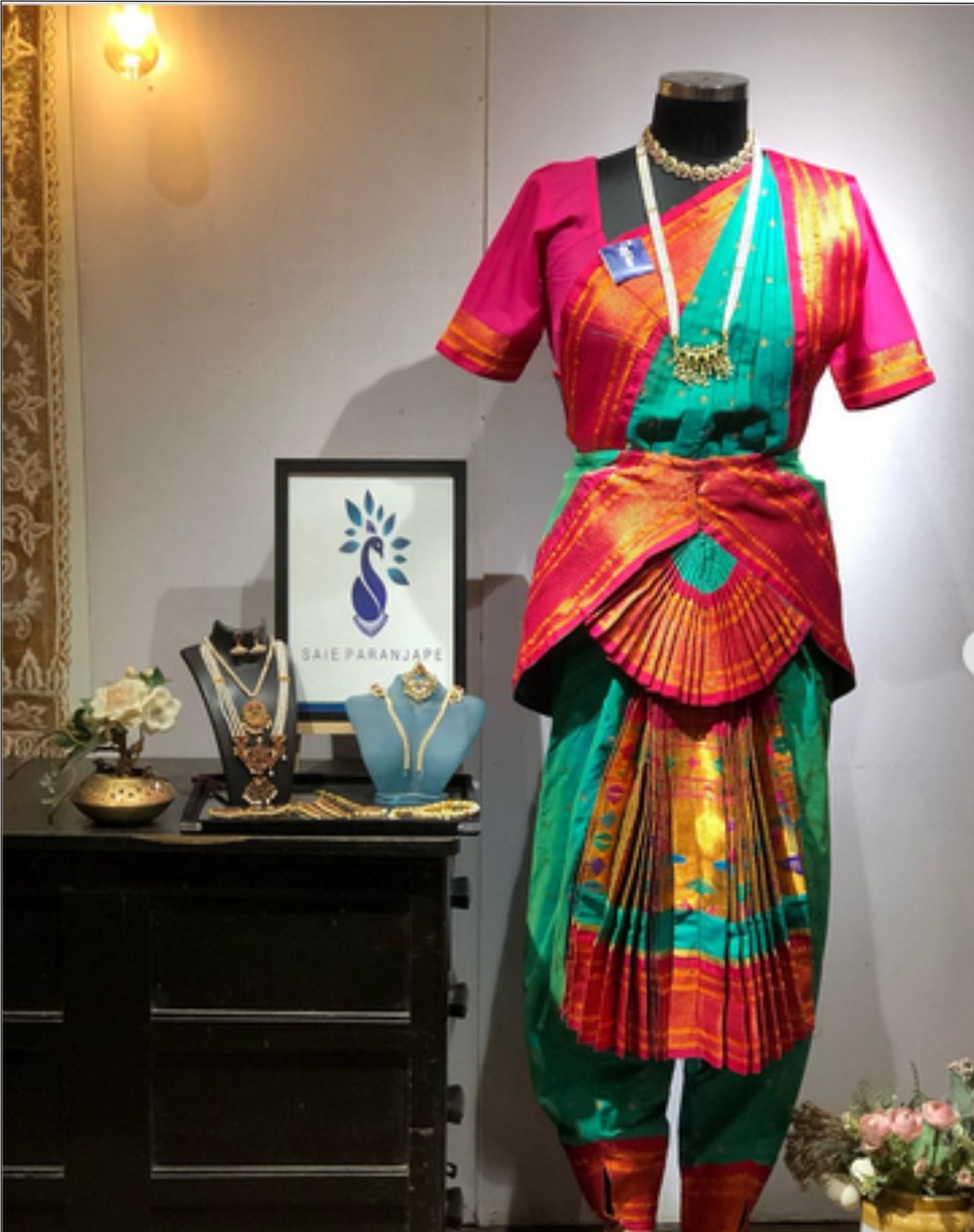 Paithani Costume available on rent at Saie Paranjape